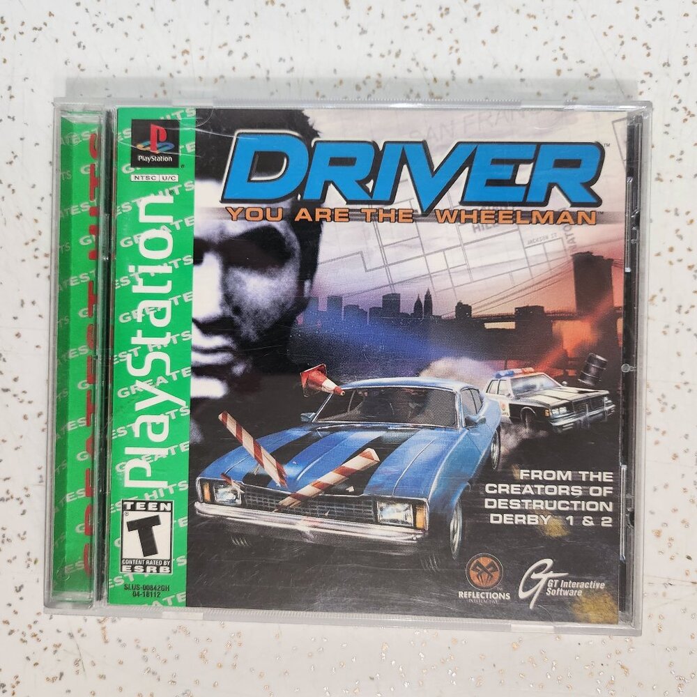 Driver-You are the Wheelman for PS1 CIB